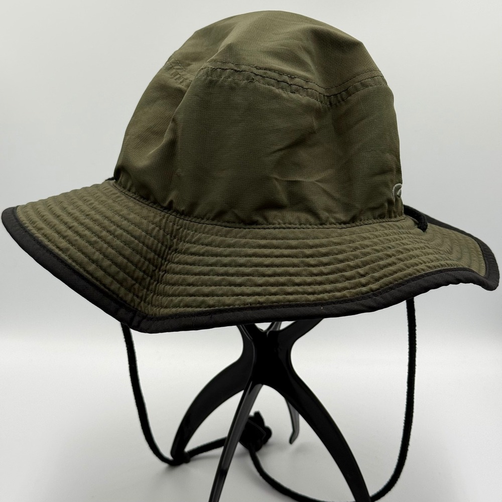 Rogue Fitness Boonie Hat Mens L/XL Olive Green Adjustable Chin Strap Outdoor Hat